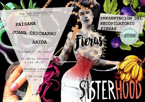 Sisterhood presenta el recopilatorio "Fieras" con conciertos gratuitos